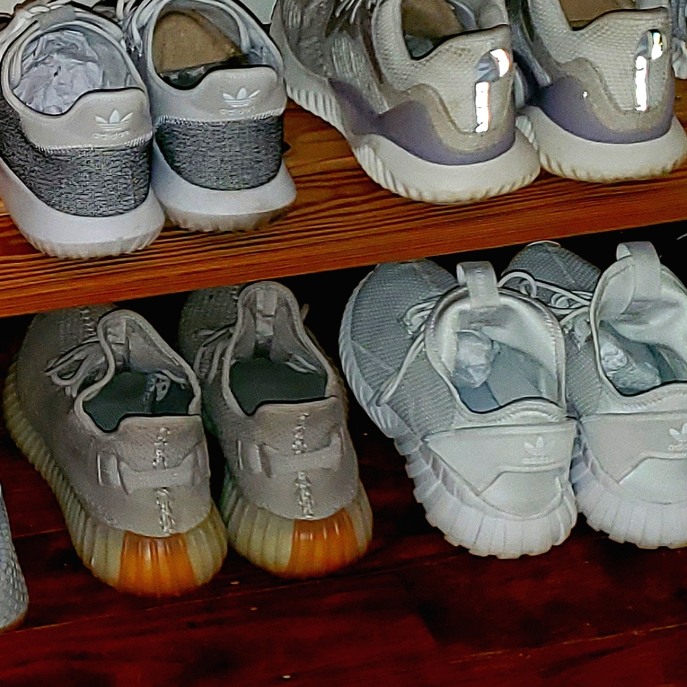 9 pair size 10.5 & 1 pair size 11(red bottom left)